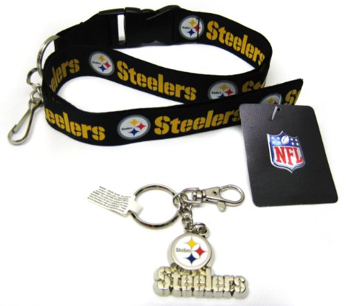 Original Pittsburgh Steelers Keychain Lanyard Pack