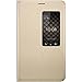 Original Huawei X2 MediaPad Case, [Stand Feature] Premium Leather Case with Opened View Window, Protective Smartphone Flip Cover Folio Case [Ultra Thin Slim] [Perfect Fit] (Gold)