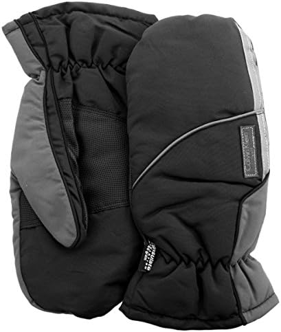 Calvin Klein Golf AW14 Men's Fleece Lined CK Winter Mittens - L - Black