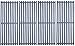 Music City Metals 61134 Matte Cast Iron Cooking Grid Replacement for Gas Grill Models Charbroil 463241413 and Charbroil 466241413, Set of 4