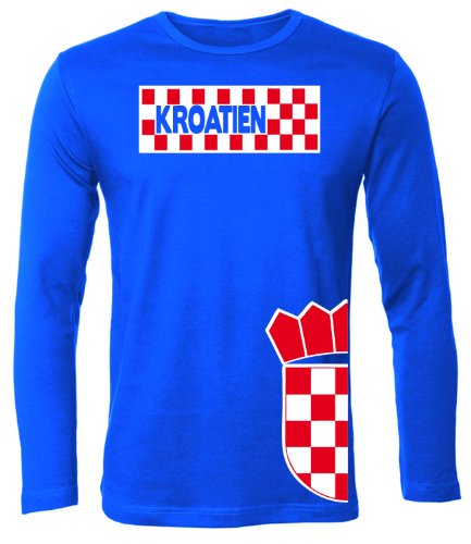 FUSSBALL WM 2014 – KROATIEN FANSHIRT 3196(HL-B) Gr. S