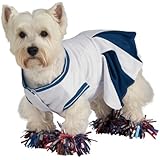 Deluxe Cheerleader Pet Costume, Large