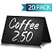 20 Pack Mini Chalkboard Tent Signs 4