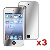 3-Pack Mirror Screen Protector for Apple iPod Touch 4th Gen