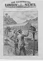 BRITISH POW'S FEEDING MONKEY Antique Print BOER WAR