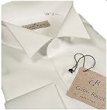 Tuxedo Shirt - Gino Ricci Wing Collar No Pleats, 100% Cotton (15.5-38/39)