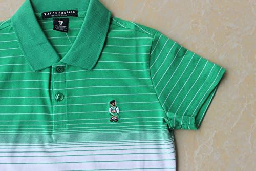 QianLai Boys' Glow-in-the-dark Graphic Stripe T-shirt
