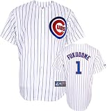 Kosuke Fukudome Jersey: Youth 2010 Majestic Home Pinstripe Replica #1 Chicago Cubs Jersey