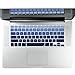Litop Gradient Thin Silicone Keyboard Cover Keyboard Skin for Apple 13