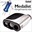 Bushnell 201354 Medalist Golfing Laser Rangefinder Bundle With Victorinox 53963 Golftool Translucent Sapphire Utility Knife