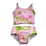 Girlfriends by Anita G. - Toddler Girls 2 Piece Tankini Swimsuit, Pink, Fuschia, Green