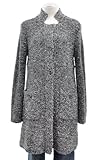 IMAGE OF Eileen Fisher Wool And Cashmere Blend Knit Button Front Long Sweater