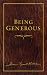 Being Generous