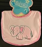 Aurora Baby Food Pink Elephant Bib Infant Safe Jungle Animal Gift NEW
