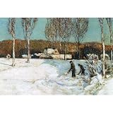 Childe Hassam Snow Shovels New England Art Print Poster - 13x19