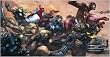 Ultimates 3 Heroes Panorama Poster by Joe Madureira 55" x 20"