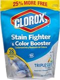 Clorox 2 Stain Fighter and Color Booster Pack, 28 Count (Pack of 4)