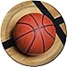 Sports Fanatic Basketball 9-inch Plates