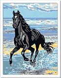 Ravensburger - 29330 - Loisir Créatif - Dessins - Peinture par numéro - Cheval au galop