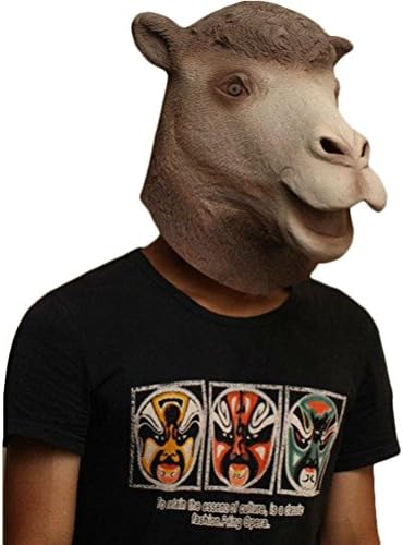 KM Halloween Party Animal Latex Masks Masquerade Mask Camel Head Mask
