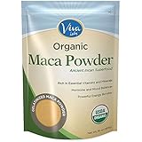Viva Labs #1 Organic Maca Powder, Gelatinized for Enhanced Bioavailability, Non-GMO, 1lb Bag