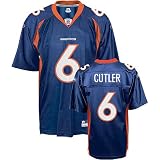 Reebok - Jay Cutler #6 Denver Broncos Youth NFL Replica Player Jersey by Reebok (Navy Blue)