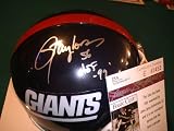 LAWRENCE TAYLOR SIGNED AUTOGRAPHED MINI HELMET NEW YORK GIANTS COA JSA
