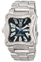 REACTOR Men's 91003 Flux Diamond Dark Blue Dial Stainless Steel Watch
