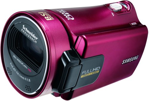 Samsung HMX-H300 Full HD Camcorder (30-fach opt. Zoom, 7,6 cm (3 Zoll) Display, Touchscreen, bildstabilisiert) rot Samsung HMX-H300 Full HD Camcorder (30-fach opt. Zoom, 7,6 cm (3 Zoll) Display, Touchscreen, bildstabilisiert) rot