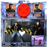  : X-MEN THE MOVIE WOLVERINE LOGAN VS. MAGNETO ACTION FIGURE 2 PACK
