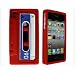 Classic Cassette Silicone Case Skin for Iphone 4 4th 4g