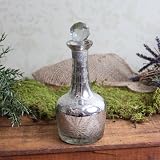 Antique Style Mercury Glass Decanter Home Decor