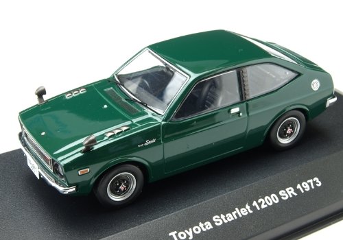 IXO 1/43 トヨタ スターレット 1200SR 1973 ダークグリーンメタ