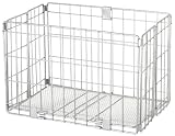 Avenir Folding Rear Basket - 13" x 8-1/2" x 8-1/2", Chrome