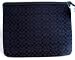 Coach Signature Tablet Padded Sleeve iPad Sleeve Black Grey/Black F61035 NWT