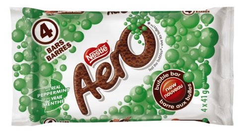 Aero Peppermint Chocolate, 4 x 41gm, Multipack