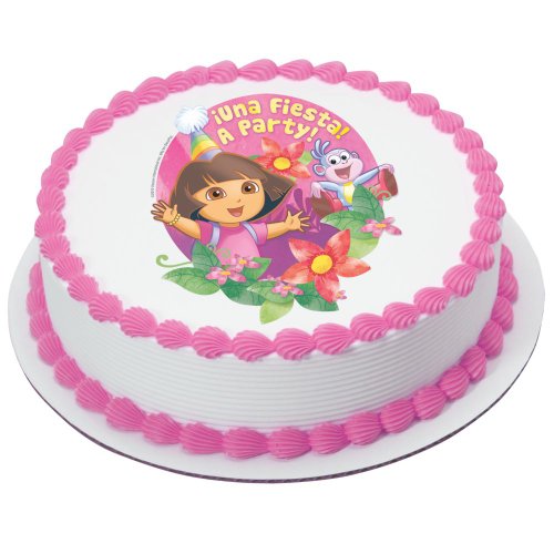 DecoPac Dora Fiesta Flowers Edible Images - 1 Box