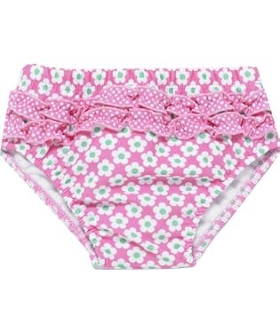 Swim Nappy - Girls Pink Polka