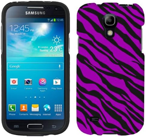 Samsung Galaxy S4 Mini Purple Black Zebra Print Phone Case Cover