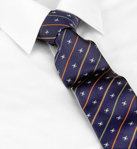 Autograph Skull & Crossbone Patterned Tie