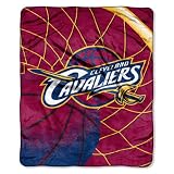 NBA Cleveland Cavaliers Raschel Plush Throw Blanket, Reflect Design Amazon.com