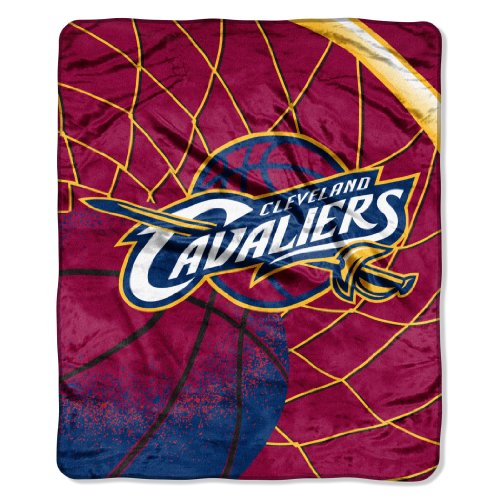 NBA Cleveland Cavaliers 50-inch-by-60-inch Raschel Plush Throw 