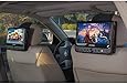 TFY Car Headrest Mount for SYLVANIA SDVD9805 Portable DVD Player - 2 Pieces