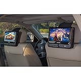 TFY Car Headrest Mount for SYLVANIA SDVD9805 Portable DVD Player - 2 Pieces