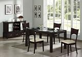 Radius Glass Dining Set - Homelegance