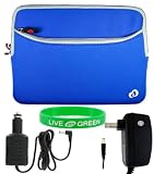 Dell Inspiron Mini 9 Inch 8.9 Inch Notebook Sleeve Case - Bundle with 12V Car and Wall Charger