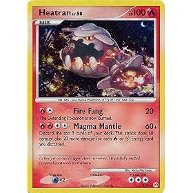 Pokemon Platinum Arceus Single Card Heatran #3 Rare Holo