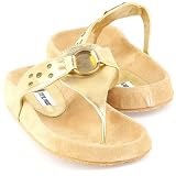 Steve Madden Festiv Gold thongs