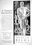 1930 年の広告オースティン Reed Tailoring De Reszke の非クーポンのタバコ クーポン