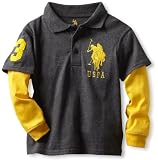 U.S. POLO ASSN. Boys 2-7 Slider Polo